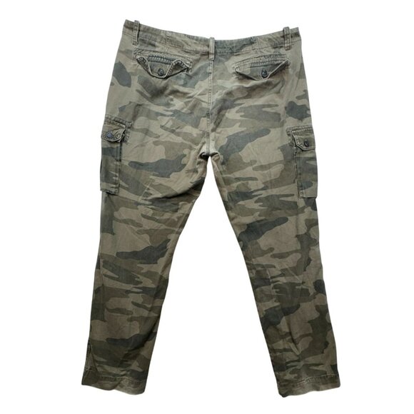 Iron Co. Mens Cargo Pants Camouflage 38/34 Durable Cotton Blend - Picture 8 of 11
